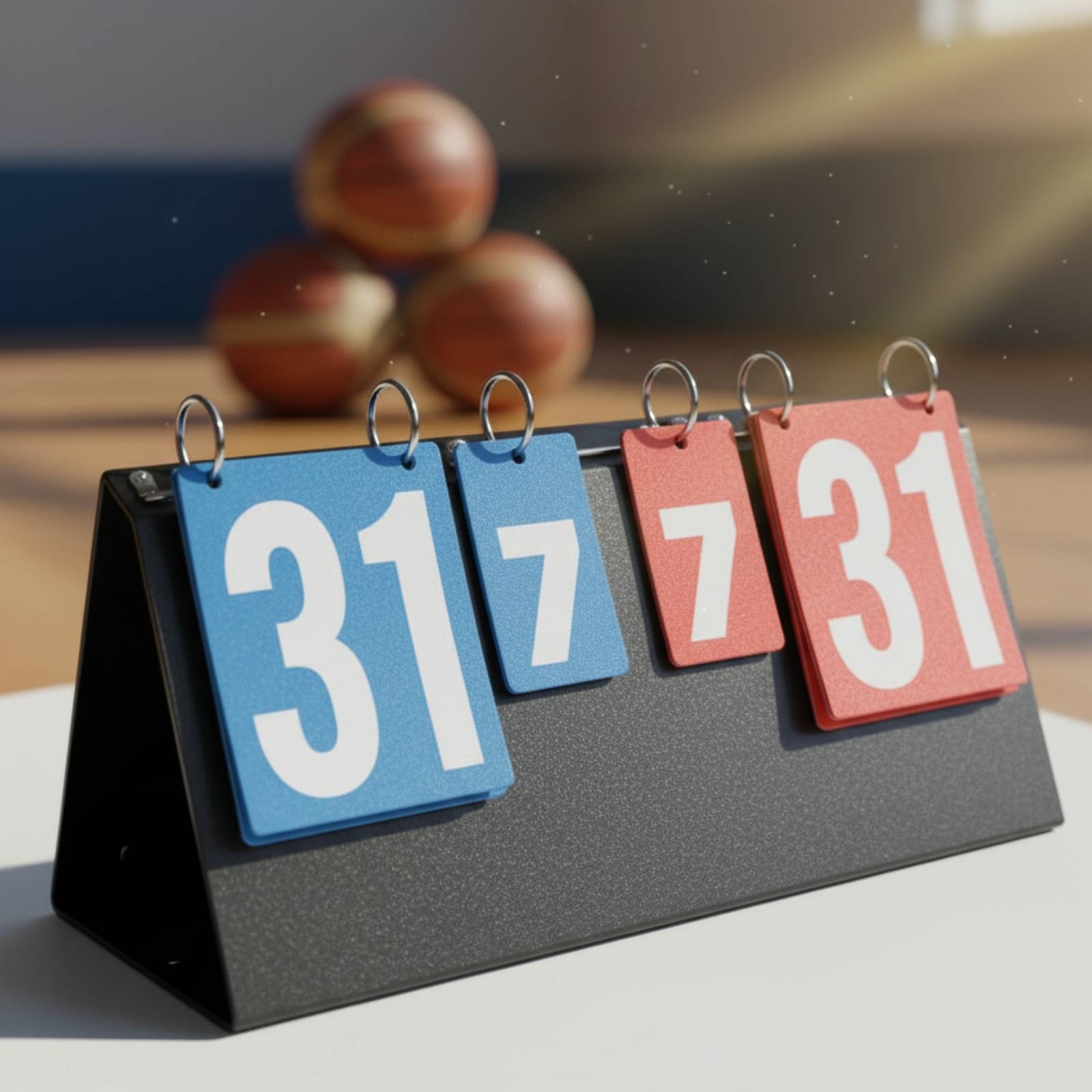 Table Tennis Score - Portable Flip Scoreboard Multi-Sport Flip Scoreboard