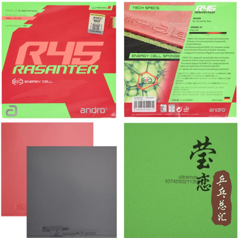 Andro Rasanter R45 47 50 C45 4 - огляд і ціна Table Tennis Racket