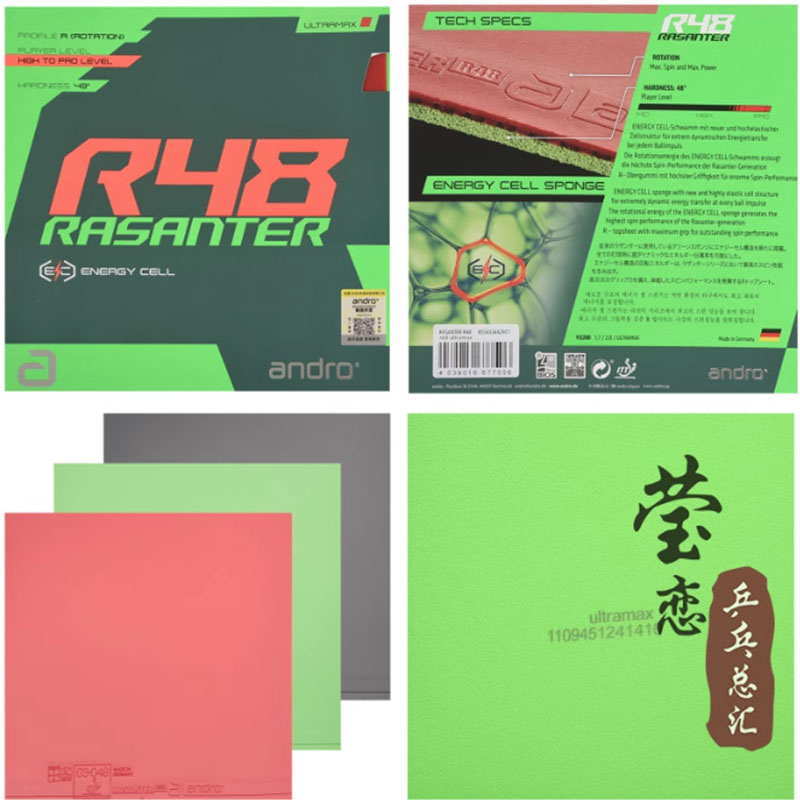 Andro Rasanter R45 47 50 C45 4 - огляд і ціна Table Tennis Racket