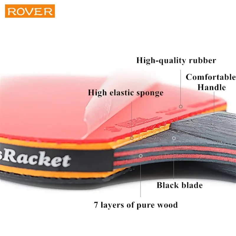 5/6 Star Table Tennis Racket 2 - огляд і ціна Table Tennis How To Play
