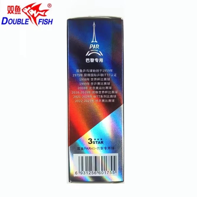 6 Pcs/Box Double Fish Ping Pon - огляд і ціна Table Tennis France