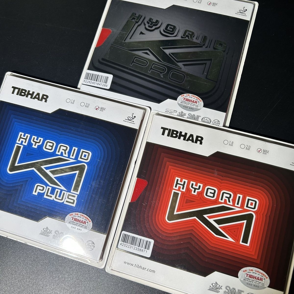 Tibhar K2 Hybrid & K1 National - огляд і ціна Table Tennis Hybrid Rubbers