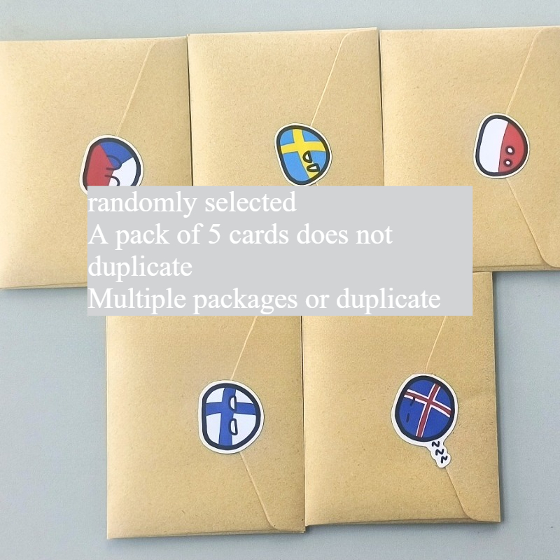 5pcs Countryballs Card Doll UK - огляд і ціна Table Tennis France