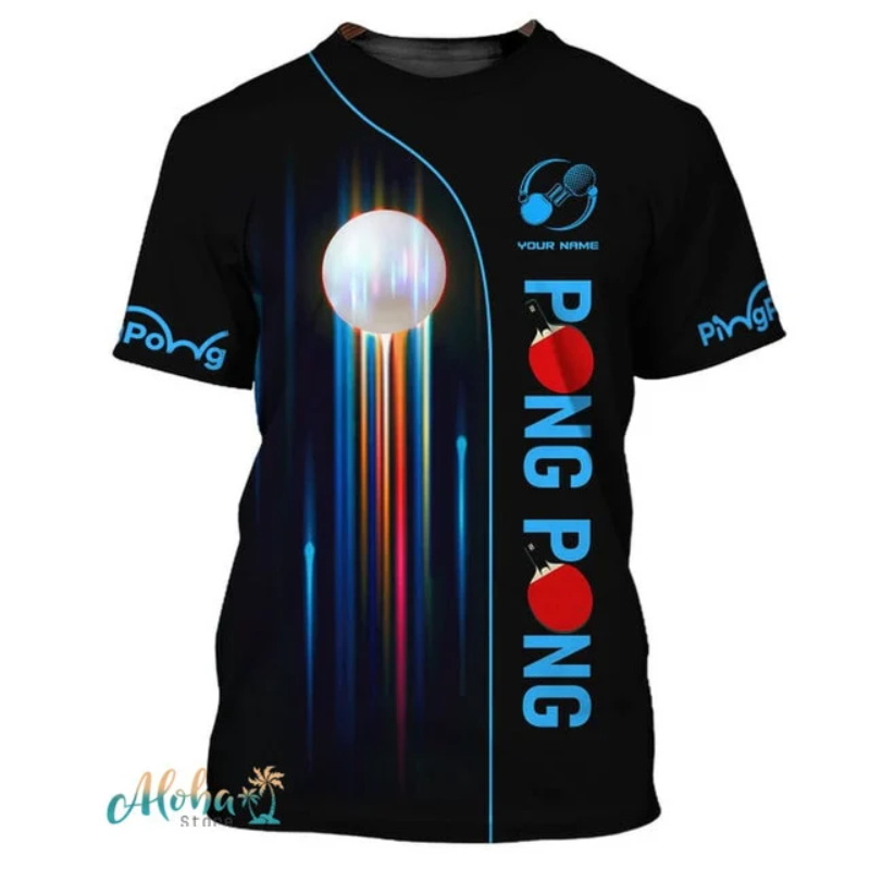 Full Print Ping Pong Tshirts F - огляд і ціна Table Tennis Daily